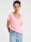 BELLA + CANVAS® Women’s Jersey Relaxed Short Sleeve V-Neck T-Shirt